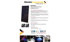 Vigest - Model MSMDxxxAS -36 - Monocrystalline Solar Module - Datasheet