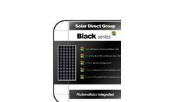 Model SDM_5_190 - Black Monocrystalline Modules Brochure