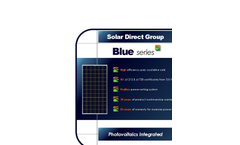 Model SDP_5_180 - Blue Polycrystalline Modules Brochure