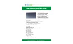 Blue-Solar - Model BS-SP07 - 4.95V 120mA - Mini Solar Panel Brochure