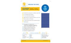 Sova Power - Model SS290P - 66 - Solar PV Module - Brochure