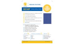 Sova Power - Model SS250P - 72 - Solar PV Module - Brochure