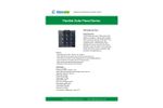 Beeland - Model BL-SP150M - 150W 18V Monocrystalline Solar Panel Brochure