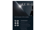 Premium Sol - Model AX M-36 - Monocrystalline Solar Panel - Brochure