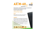 Premium Sol - Model AX M-60 - Monocrystalline Solar Panel - Brochure