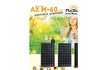 AxSun - Model AX M-60 Infinity - Monocrystalline Solar Panels with Glass-Glass - Brochure
