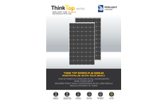 Perlight Solar - Model Think Top Series - Monocrystalline Silicon Solar Module - Datasheet