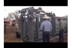 Working Cattle through a Pearson Hydraulic Chute Video