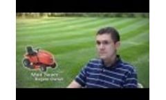 Matt Sauer`s Simplicity Regent Lawn Tractor Testimonial  Video