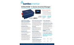 Samlex Evolution - Model EVO-1212F-HW - 1200 Watt Pure Sine Inverter/Charger (Hardwired) - Brochure