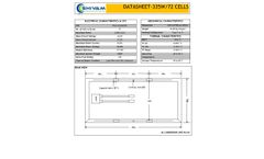 Shivam - Model 335W/72 Cells - Poly Crystalline Photovoltaics (PV) Modules - Datasheet