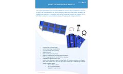 UPV - Model 100W (12.50W x 8)  - Light Foldable Solar Blanket - Brochure