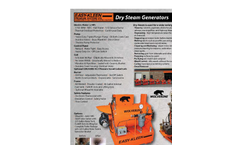 Easy Kleen - Dry Steam Generators Brochure