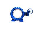 Model DN450-DN500 Double - Double Eccentric Flange Butterfly Valve