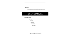 Model SDN Series - Solar Charge Controller with built-in LED Driver - User Manual