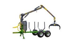 FARMA - Model CT 6,3 - 10 G2 - Forestry Trailer with Crane