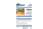 Solufeed - Model Kalium 50 - Foliar Potassium Feeds - Technical Datasheet