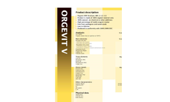 Orgevit - Model V - Basic Organic Fertilizers- Brochure
