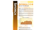 SIFORGA - Model 5-3-8 - Organic NPK Fertilizers- Brochure
