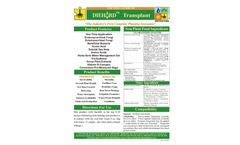 Diehardt Transplant - Back-Fill Soil Amendment  Brochure