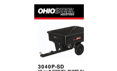 Ohio Steel - 10 Cu Ft - Poly Swivel Dump Cart Brochure
