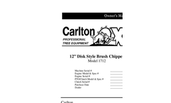 Model 1712 Series - Wood Chipper Brochure