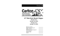 Model 2012/2512 Series - Wood Chipper Brochure