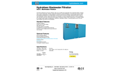 Hydrokleen - Model ACF3 - Multimedia Filtration System Brochure