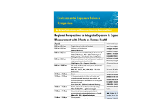 Environmental Exposure Science Symposium 2013 Brochure