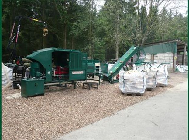 Fuelwood - Model Fuelwood Factory - Fully Automatic Firewood Machine