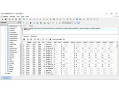 Assisi Cruiser stores data in an industry standard SQL Lite database, shown here in SQLite Studio.