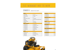 Stander - X - Commercial Lawn Mowers Technical Specifications