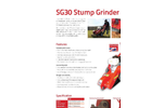 Camon - Model SG30 - Stump Grinder Brochure