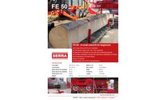 SERRA - Model FE 50 - Sawmills - Datasheet