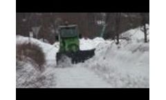 Snow Plow 2, Avant 300-700 Series attachment Video