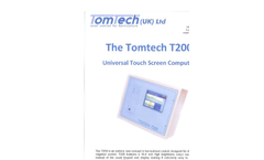 Tomtech - Model T200 - Horticultural Computer Datasheet