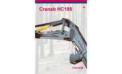 Cranab - Model HC185 - Forestry Harvester Cranes Brochure
