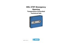 Skov - Model DOL 278 - Emergency Opening - Brochure