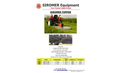 Siromer - Topper Mower - Brochure