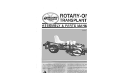 Model One - Rotary Transplanter Brochure
