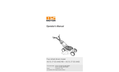 AS Motor - Model AS 53 2T 4WD - Professional Lawn Mower Manual