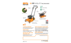 AS Motor - Model AS 470 ProClip 4T A - Mulching Mower Brochure
