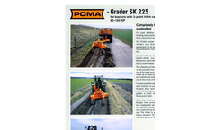 PÖMA - Model SK 225 - Grader Brochure