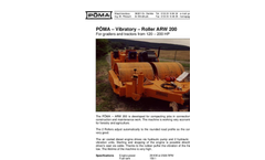 PÖMA - Model ARW 200 - Vibratory Roller Brochure