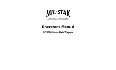 Milstak - Model SP/3150 - Self-Propelled Wagons Operators Manual
