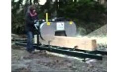 Versatile Bandsaw Mill - Backyard Portable Bandsaw Mills Video