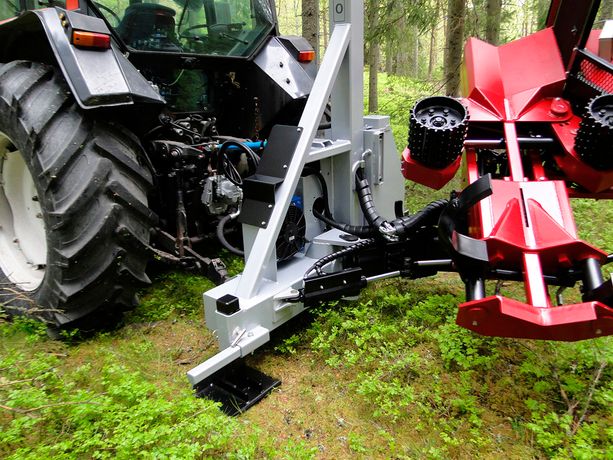 Forestry Tractor Processor-2