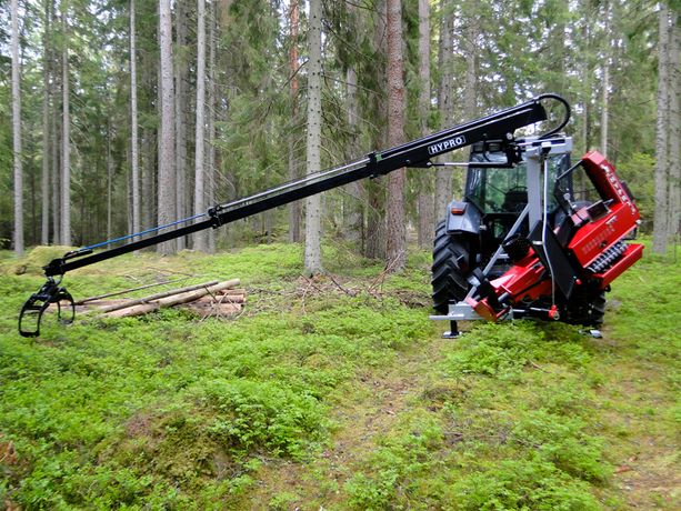 Forestry Tractor Processor-1