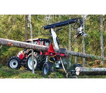 Hypro - Model 755 HB - Forestry Wheel Carried Tractor Processor