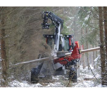 Forestry Wheel Carried Tractor Processor-2